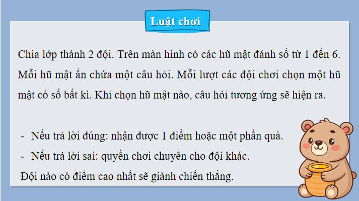 Trò chơi khởi động Giáo dục công dân 7 Bài 6
