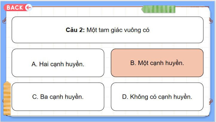 Game khởi động Toán 8 Bài 35