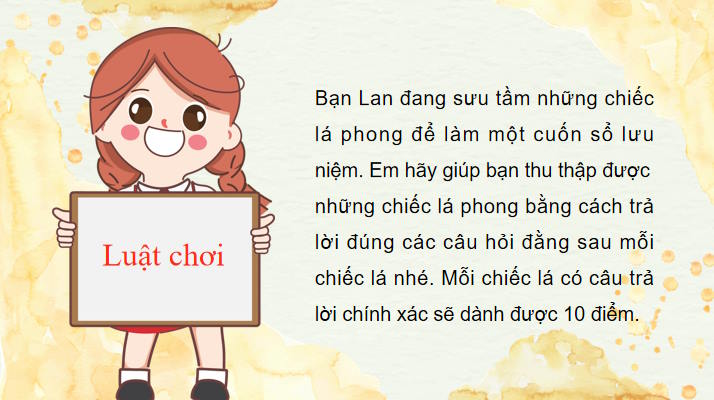Game khởi động Toán 8 Bài 37