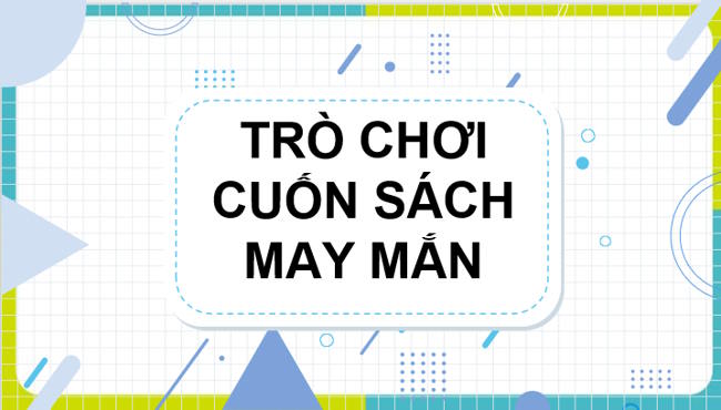 Game khởi động Toán 8 Bài 38