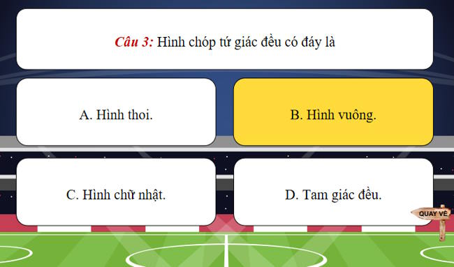 Game khởi động Toán 8 Bài 39