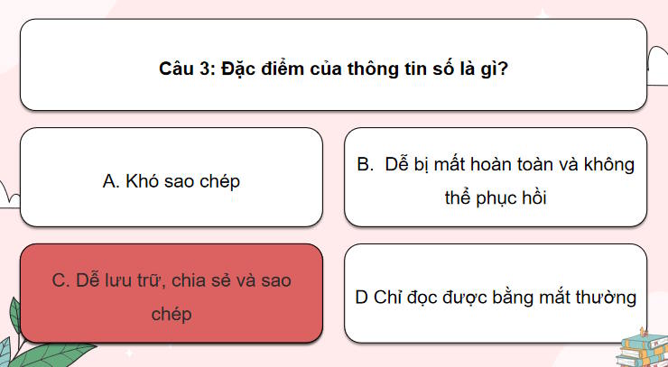 Trò chơi khởi động Tin học 8 Bài 2