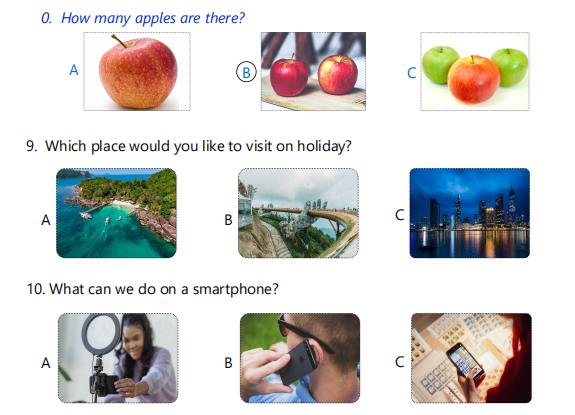 Đề thi cuối kì 2 lớp 4 môn tiếng Anh sách Wonderful World minh họa 2