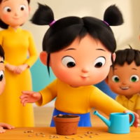 Video mở đầu Công nghệ 4 Bài 4: Gieo hạt hoa, cây cảnh trong chậu (AI)