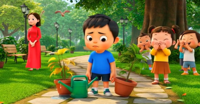 Video mở đầu Công nghệ 4 Bài 6: Chăm sóc hoa, cây cảnh trong chậu (AI)