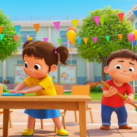 Video mở đầu Đạo đức 4 Bài 3: Yêu lao động (AI)