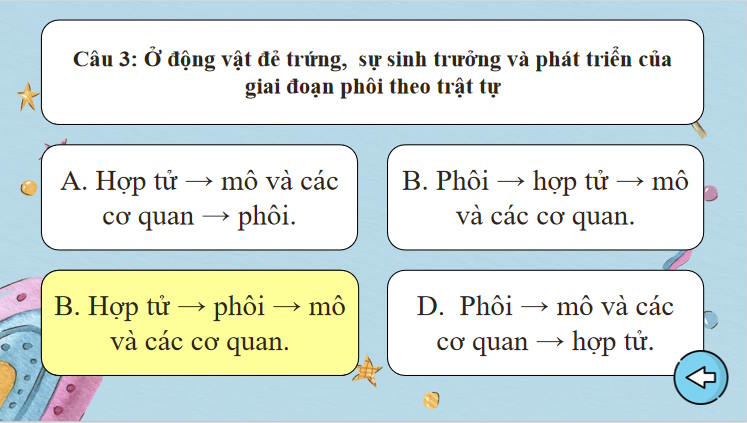 Game khởi động Khoa học tự nhiên lớp 7 Bài 38