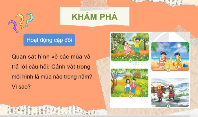 PowerPoint Tự nhiên và xã hội 2 Bài 28: Các mùa trong năm