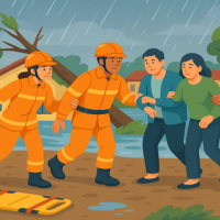 Giáo án Tự nhiên và xã hội 2 Bài 30: Luyện tập ứng phó với thiên tai