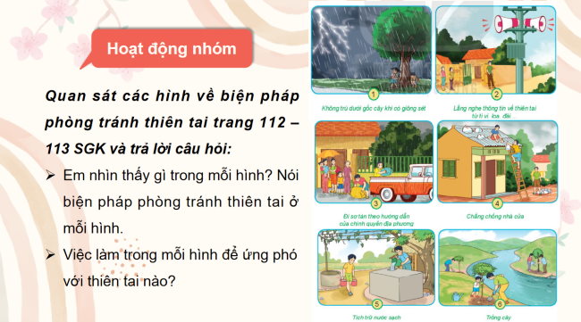 PowerPoint Tự nhiên và xã hội 2 Bài 30: Luyện tập ứng phó với thiên tai