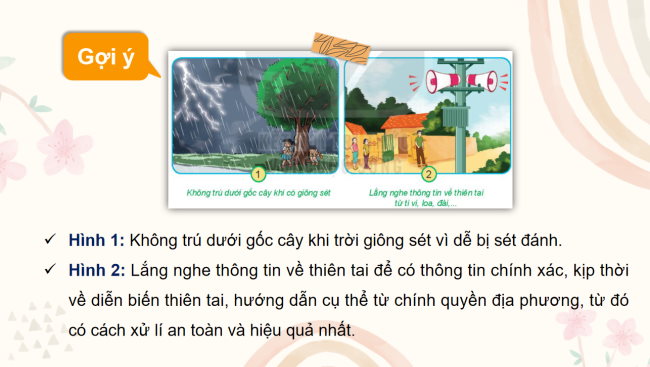 PowerPoint Tự nhiên và xã hội 2 Bài 30: Luyện tập ứng phó với thiên tai