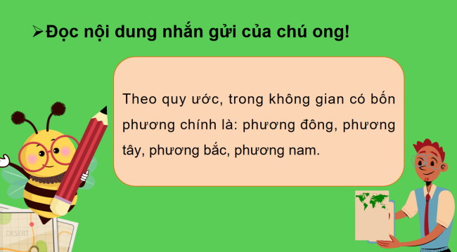 PowerPoint Tự nhiên và xã hội 3 Bài 20: Phương hướng