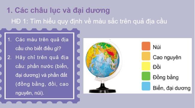 PowerPoint Tự nhiên và xã hội 3 Bài 22: Bề mặt trái đất