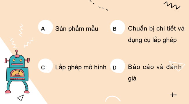 PowerPoint Công nghệ 4 Bài 10: Lắp ghép mô hình Robot