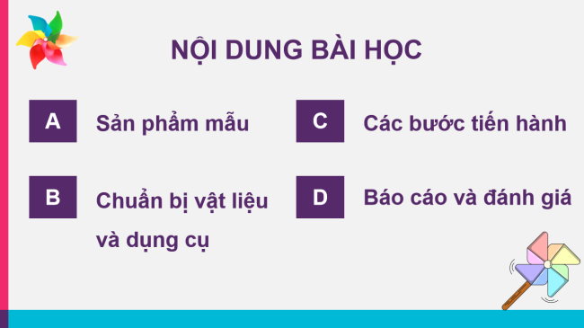 PowerPoint Công nghệ 4 Bài 12: Làm chong chóng