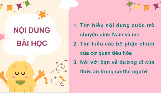 PowerPoint Tự nhiên và xã hội 3 Bài 20: Cơ quan tiêu hóa