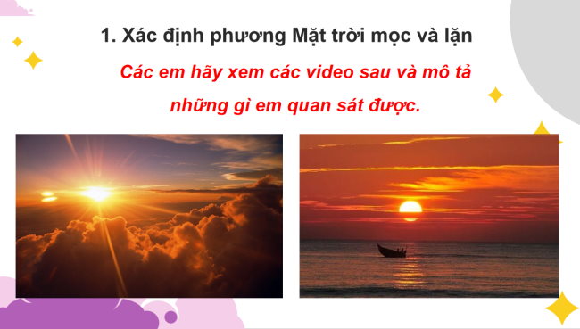 PowerPoint Tự nhiên và xã hội 3 Bài 26: Bốn phương trong không gian