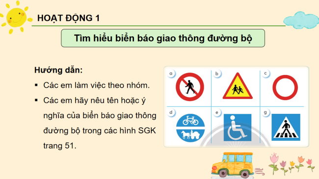 PowerPoint Công nghệ 3 Bài 8: Làm biển báo giao thông