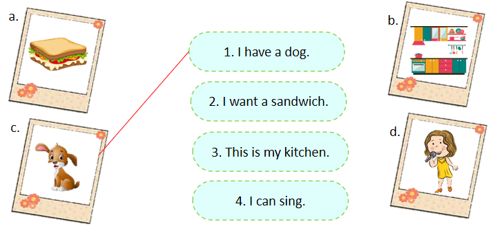 Đề kiểm tra học kì 2 môn Tiếng Anh lớp 1 minh họa 3