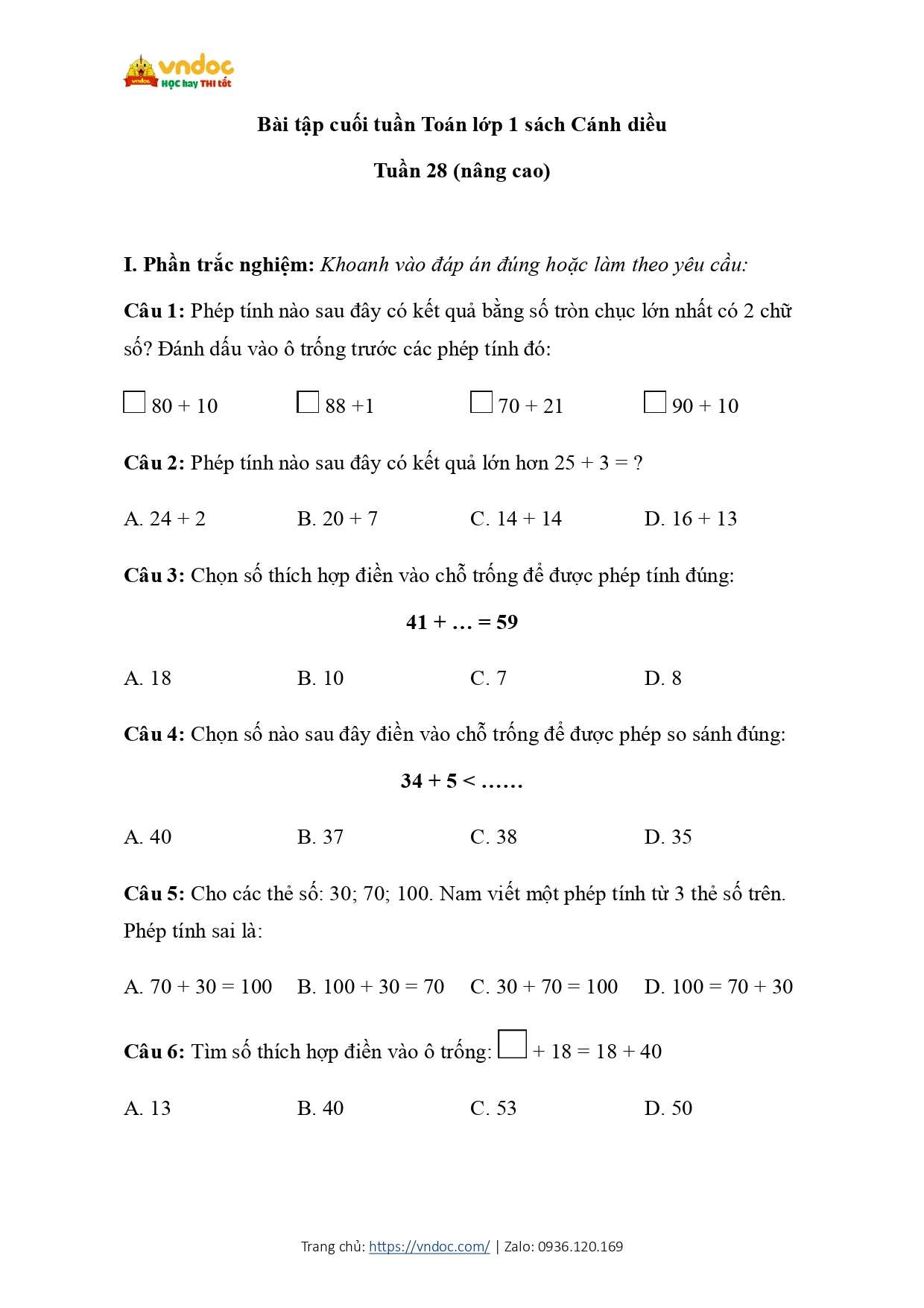 de kiem tra cuoi tuan 28 toan lop 1 nang cao sach cd page 0001*919075