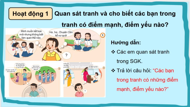 PowerPoint Đạo đức 3 Bài 8: Khám phá điểm mạnh, điểm yếu của bản thân