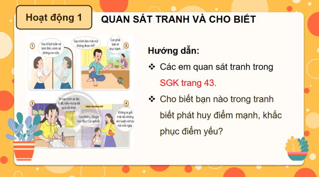 PowerPoint Đạo đức 3 Bài 9: Phát huy điểm mạnh, khắc phục điểm yếu của bản thân