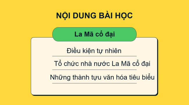 PowerPoint Lịch sử 6 Bài 11: La Mã cổ đại