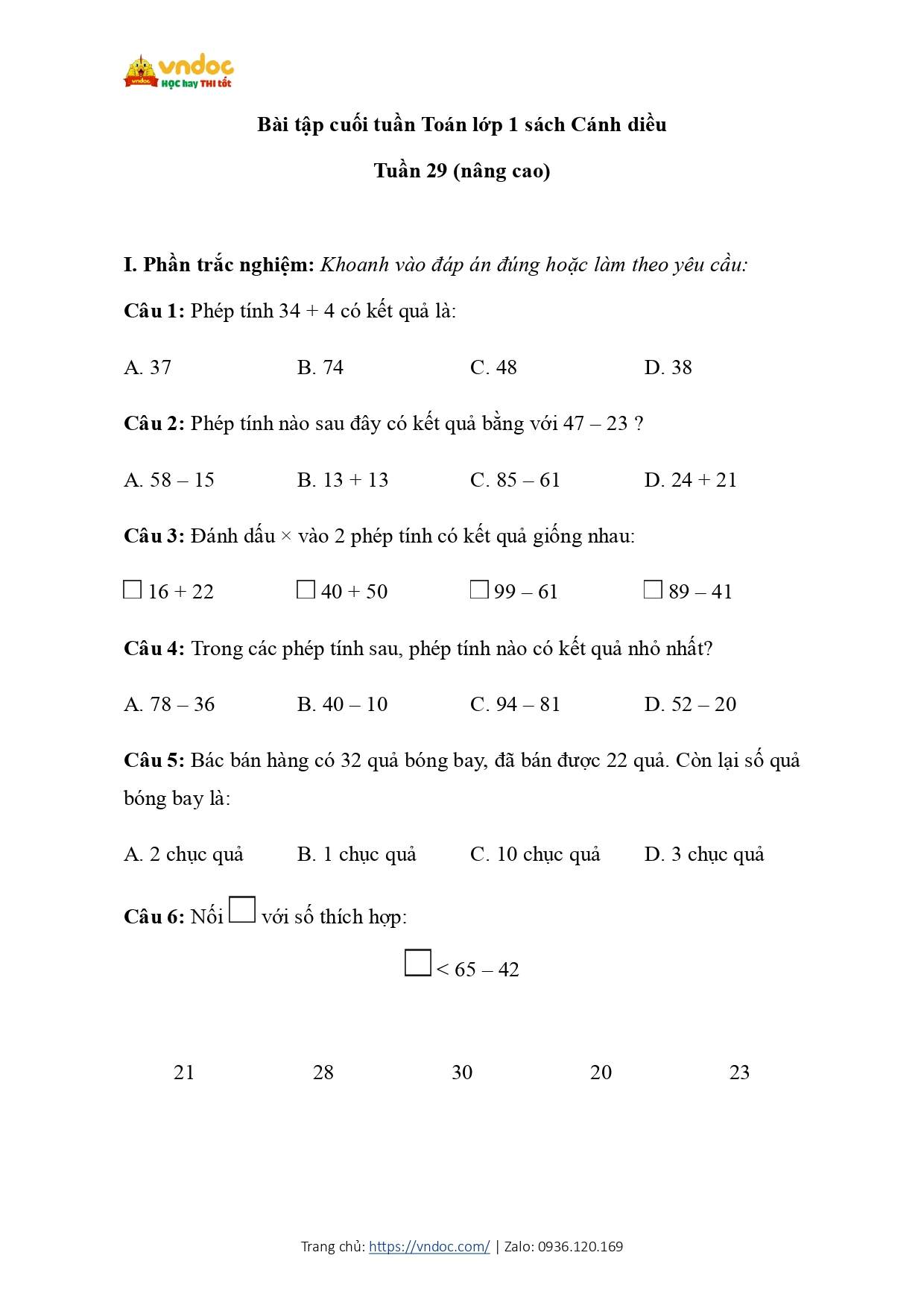 de kiem tra cuoi tuan 29 toan lop 1 nang cao sach cd page 0001*919600