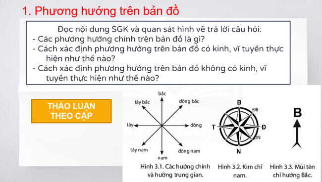 PowerPoint Địa lí 6 Bài 3: Tìm đường đi trên bản đồ