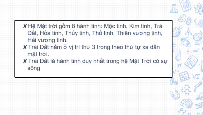 PowerPoint Địa lí 6 Bài 5: Vị trí Trái Đất trong hệ Mặt Trời. Hình dạng, kích thước của Trái Đất