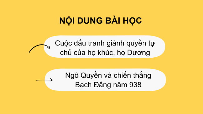 PowerPoint Lịch sử 6 Bài 19: Bước ngoặt lịch sử đầu thế kỉ X