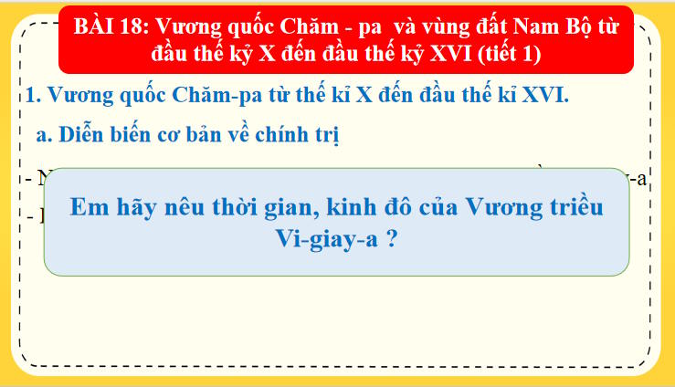 Giáo án PowerPoint Lịch sử 7 Bài 18