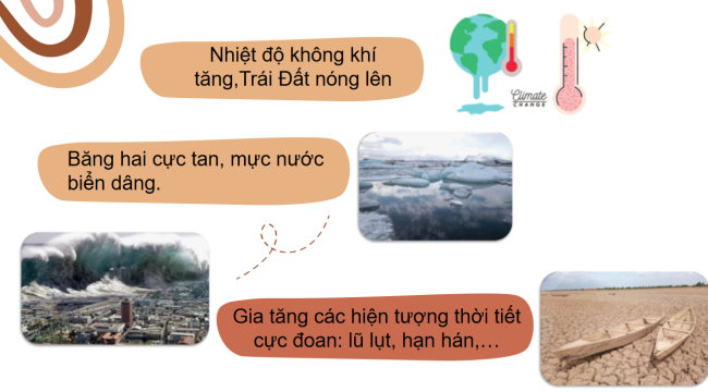 PowerPoint Địa lí 6 Bài 14: Biến đổi khí hậu và ứng phó với biến đổi khí hậu