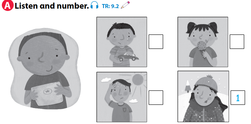 Sách bài tập Tiếng Anh 1 Unit 9 Lesson 3 minh họa 1