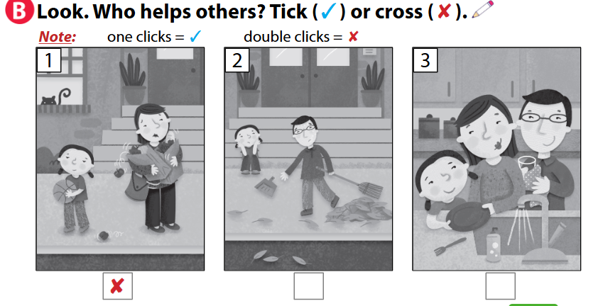 SBT Tiếng Anh lớp 1 Wonderful World Unit 9 Lesson 5 minh họa 3