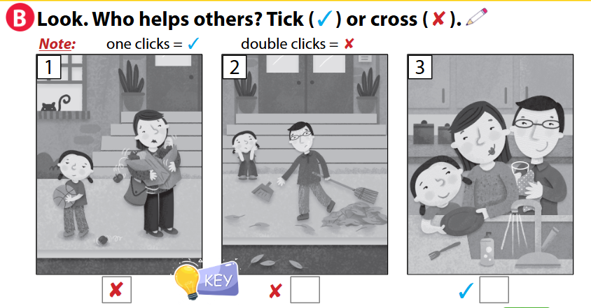 SBT Tiếng Anh lớp 1 Wonderful World Unit 9 Lesson 5 minh họa 4