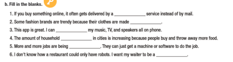 Tiếng Anh 11 i-Learn Smart World Workbook Unit 10 Lesson 2 minh họa 2