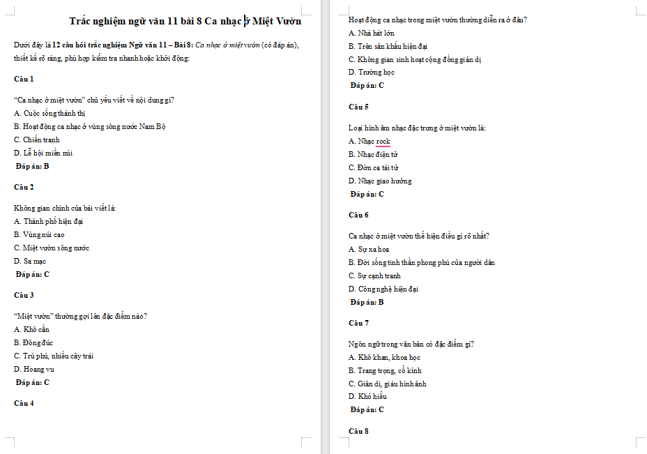 Ca nhạc ở Miệt Vườn