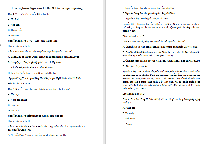 Bài ca ngất ngưởng