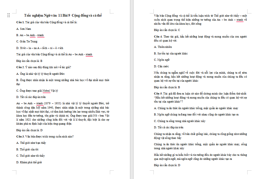 Cộng đồng và cá thể