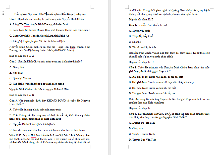 Văn tế nghĩa sĩ Cần Giuộc