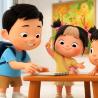 Video mở đầu Mĩ thuật 4 Chủ đề 2: Một số dạng không gian trong tranh dân gian Việt Nam (AI)