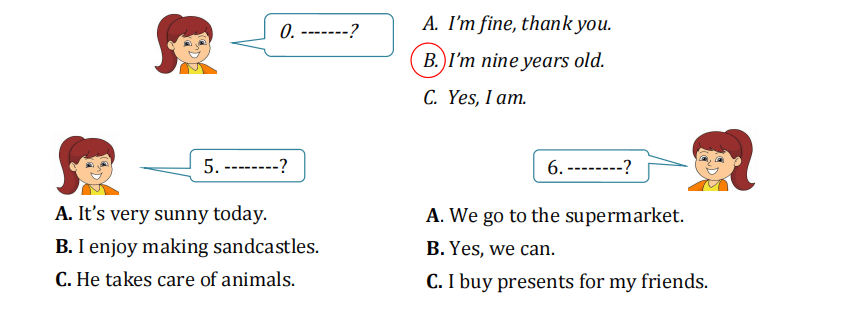 Đề thi tiếng Anh lớp 4 học kì 2 sách Wonderful World số 5 minh họa 2
