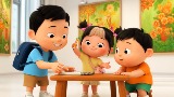 Video mở đầu Mĩ thuật 4 Chủ đề 2: Một số dạng không gian trong tranh dân gian Việt Nam (AI)