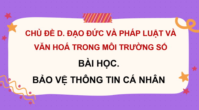 Tin hoc 3 Chu de D Bai hoc 3*928445
