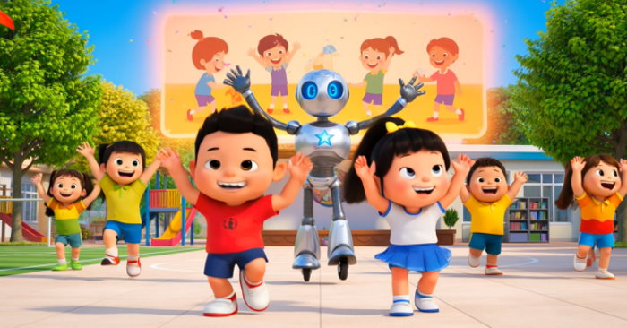 Video mở đầu Mĩ thuật 5 Chủ đề 4: Những hoạt động yêu thích ở trường em (AI)