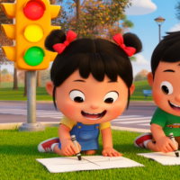 Video mở đầu Mĩ thuật 3 Chủ đề 10: An toàn giao thông (AI)