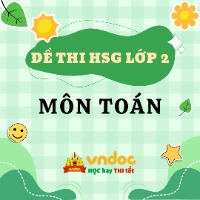 Đề ôn thi học sinh giỏi Toán lớp 2 - Đề 1