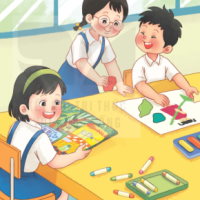 Giáo án Mĩ thuật 1 Chủ đề 9: Em là học sinh lớp 1
