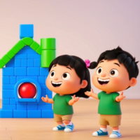 Video mở đầu Mĩ thuật 1 Chủ đề 6: Sáng tạo từ những khối cơ bản (AI)